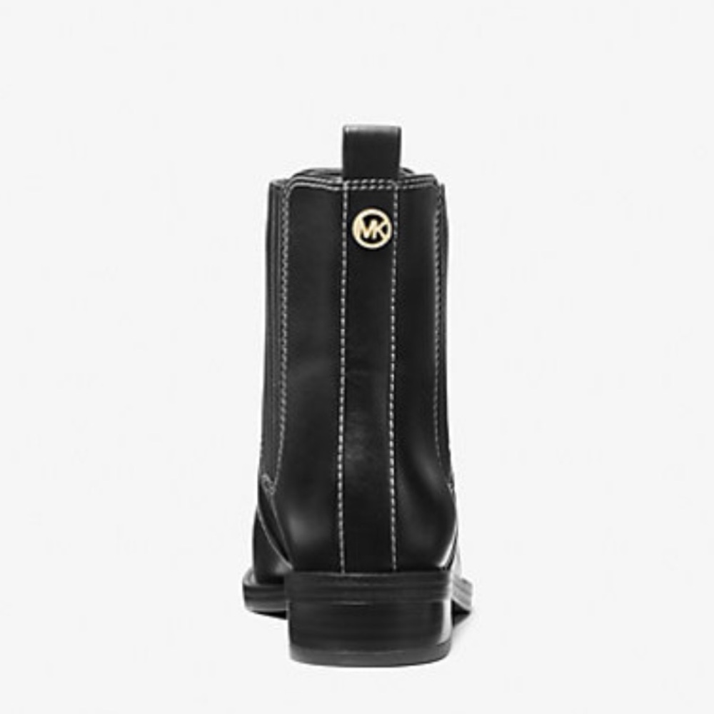 Black Leather Chelsea Boots - Picture 2 of 2